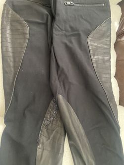 Pants Leather And Stretch Material Fit Really Nice Small Size