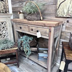 Rustic Entry Console 