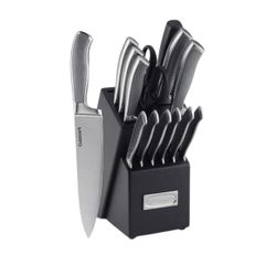 Cuisinart Classic: Graphix Collection 15 Piece Stainless Steel Knife Block Set