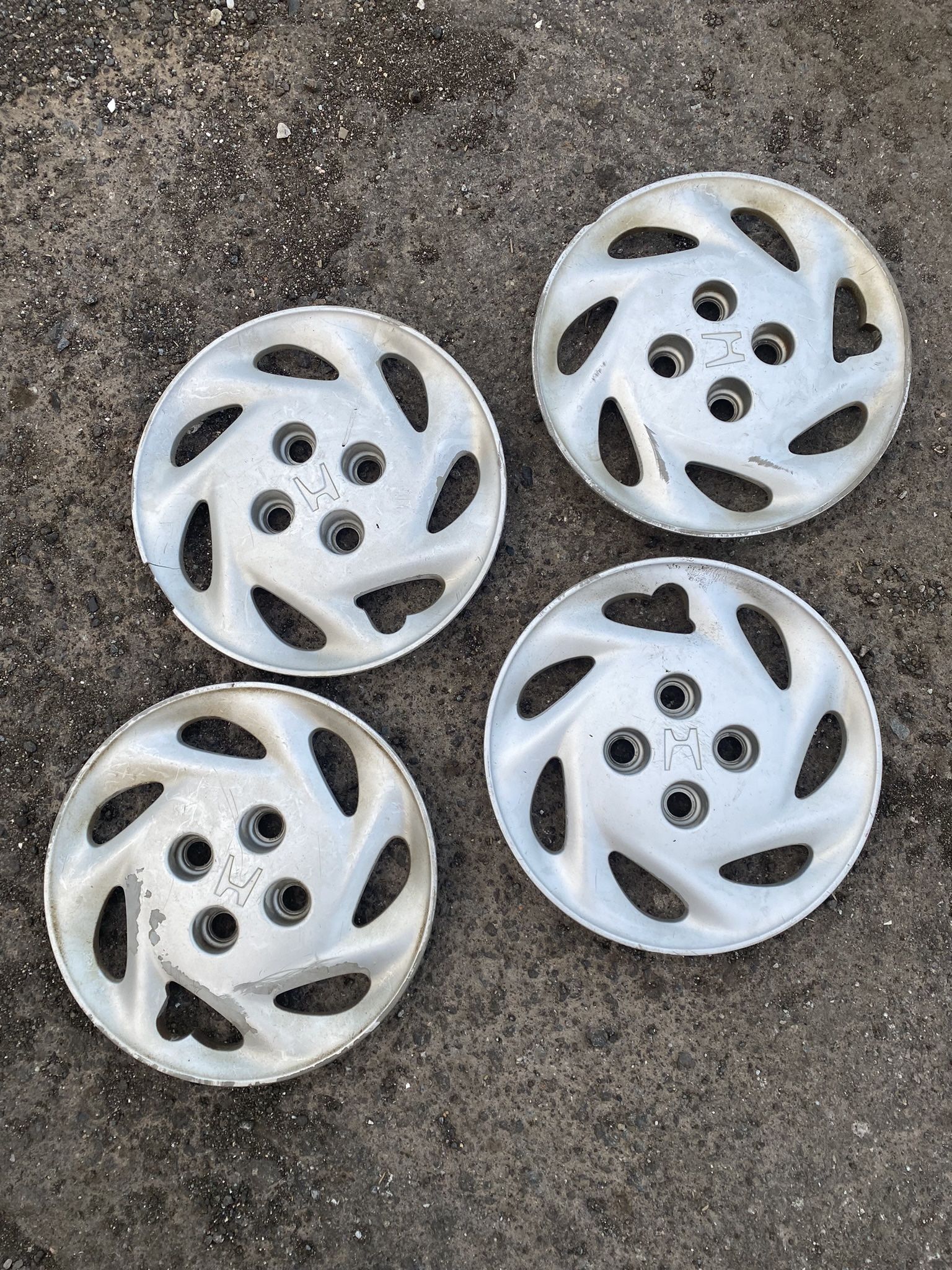 Oem Honda Del Sol Hub Caps 