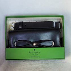 Kate Spade black adjustable belt bag