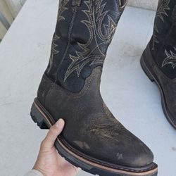 Size 13 D Ariat Work Boots Soft Toe 