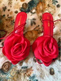 Red Rose Heels