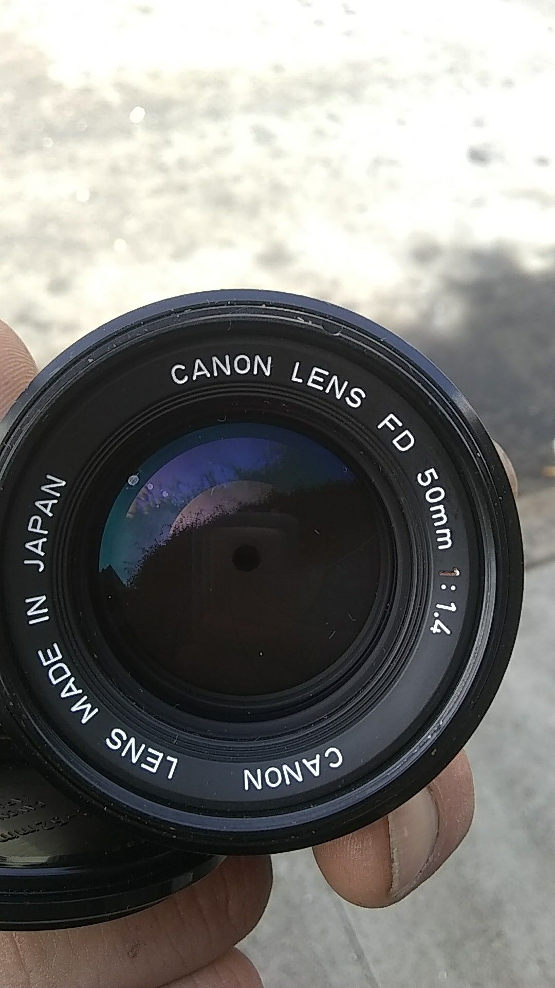 Canon lens FD 50mm 1:1.4 like new