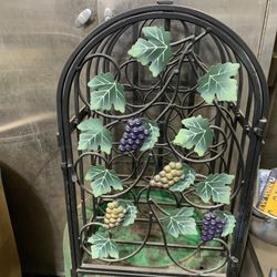 Wine Rack With Door Holds12 Bottles 