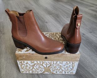 Coach Chelsea brown Leather Boots