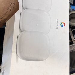 Google - Nest Wi-fi Pro 6e AXE5400 Mesh Router (3-pack) - Snow 