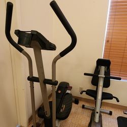 Exercise Bike And Elliptical 