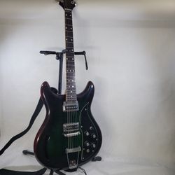 Kustom Electric K200 Guitar 1960's Semi Hollow Body W/ Original HSC