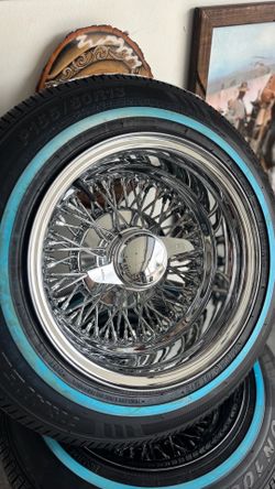 13x7 Luxor wire wheels.