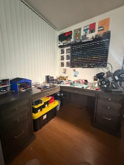 L shape desk