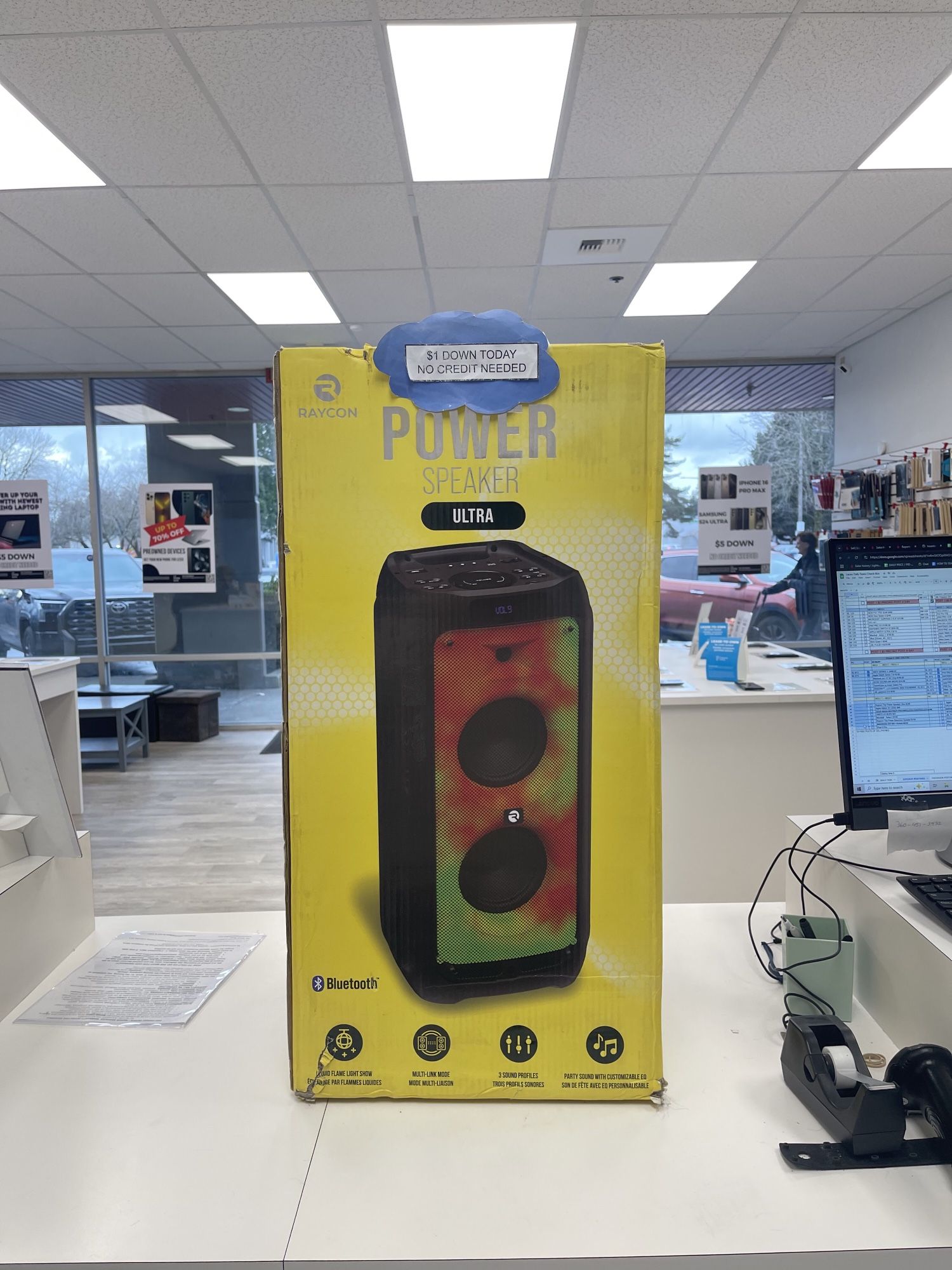 Raycon The Power Speaker Ultra Bluetooth Speaker New