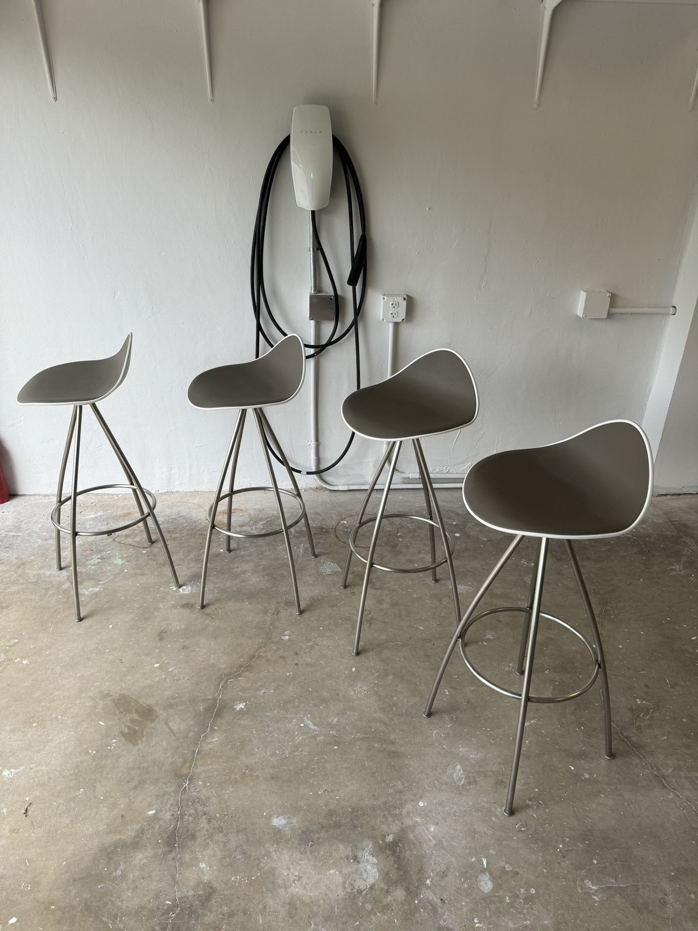4 Bar Stools - Design Within Reach Onda Stool (originally $447/p)