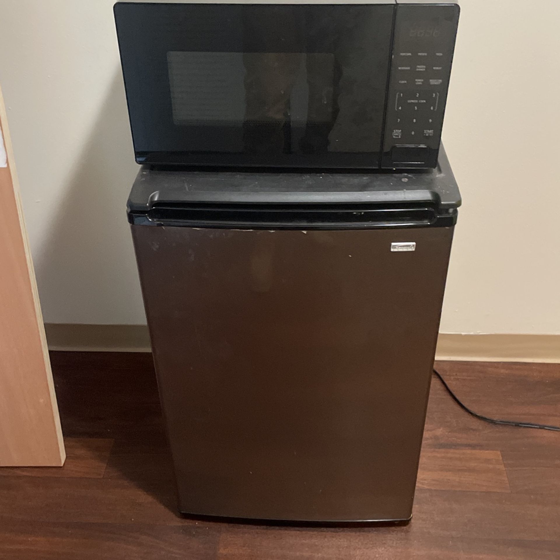 Super nice Kenmore elite Mini Fridge With A Super Nice Elite Intertech Microwave