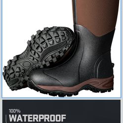 TIDEWE Rubber Neoprene Boots Men Size 10.  K(39)