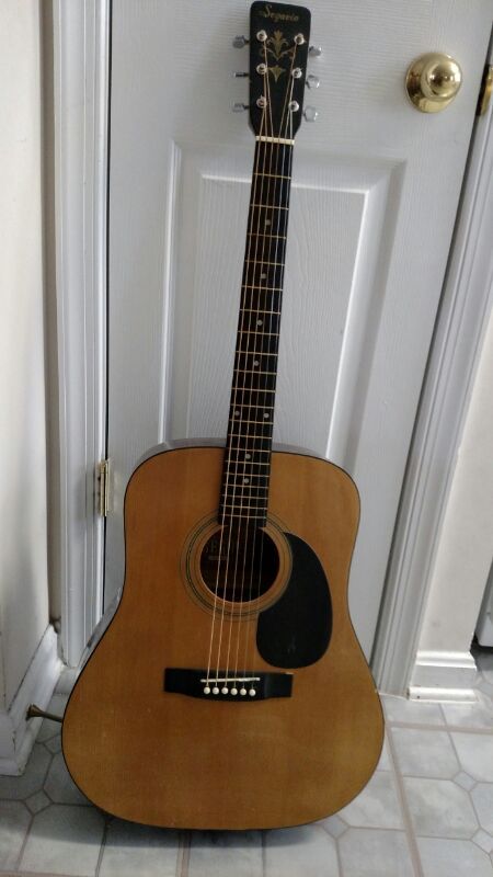 Segovia sj-90 6 string acoustic guitar