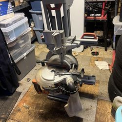 Rigid Miter Saw With Stand