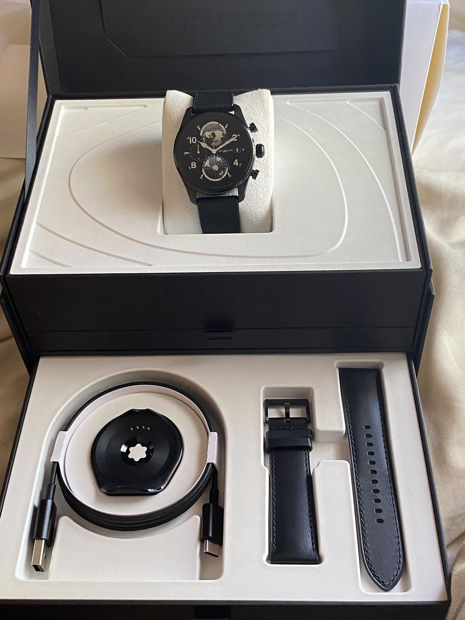 Luxury Digital Watch Montblanc Titanium