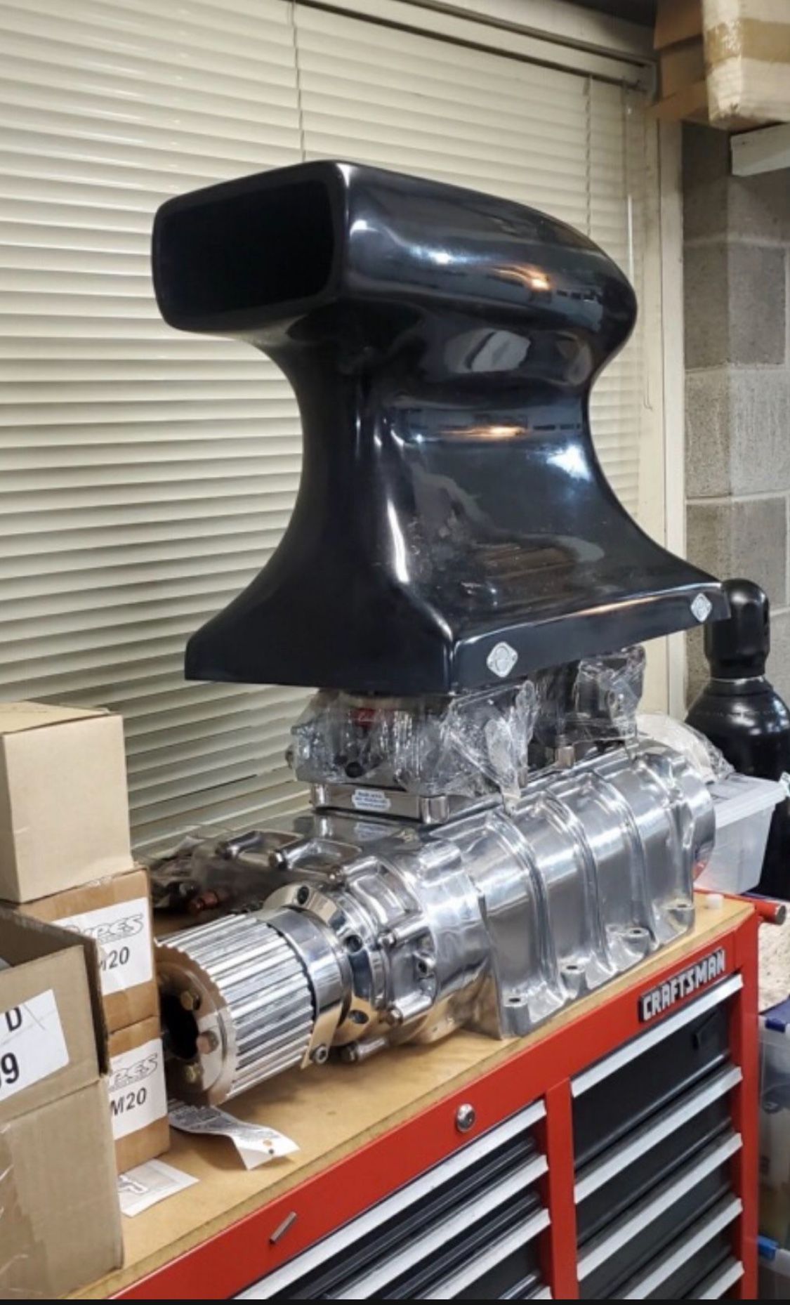 Jet Boat Fiberglas Air Scoop For Single Or Dual Carburetor for Sale in