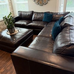 Leather  couch