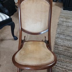 Antique Folding Rocking Chair