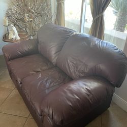 Leather Couch 