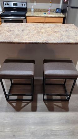 Set of 2 Counter-Height Bar Stools – $85 OBO