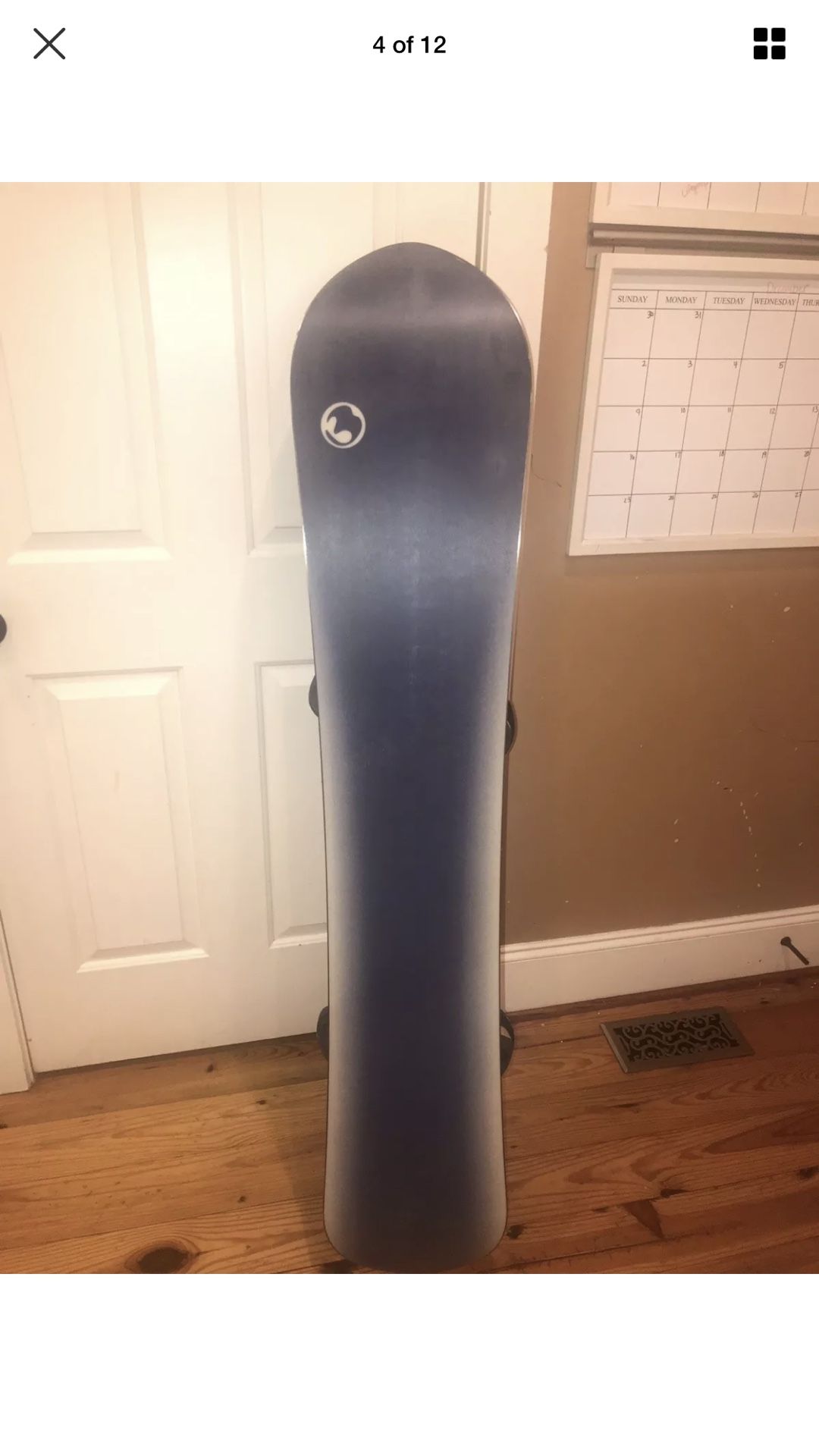 Original First Edition Burton Fish Snowboard 156 for Sale in