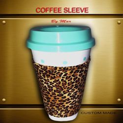 Reusable coffee sleeve with cup