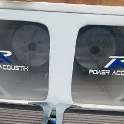12" PORTED BOX \w Lexan Glass..  ""BOX ONLY""