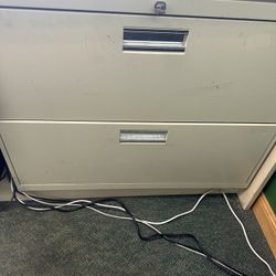 2 Drawer Metal Filing Cabinet 