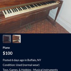 Piano Owned By A Musician 
