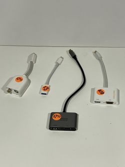 Various Adapters , Apple, USB, HDMI, VGA, Video