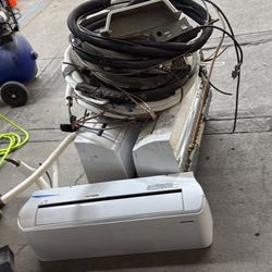 3 AC Unit Mini Split Heads + 2 AC Condensors