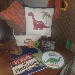 Dinosaur Kid's Room Decor (Original Value Over $250)