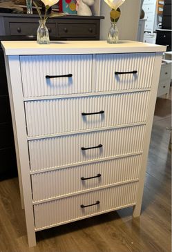 White Dresser Brand New Drawer Works Well