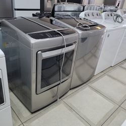 LG Topload Washer & GAS dryer 