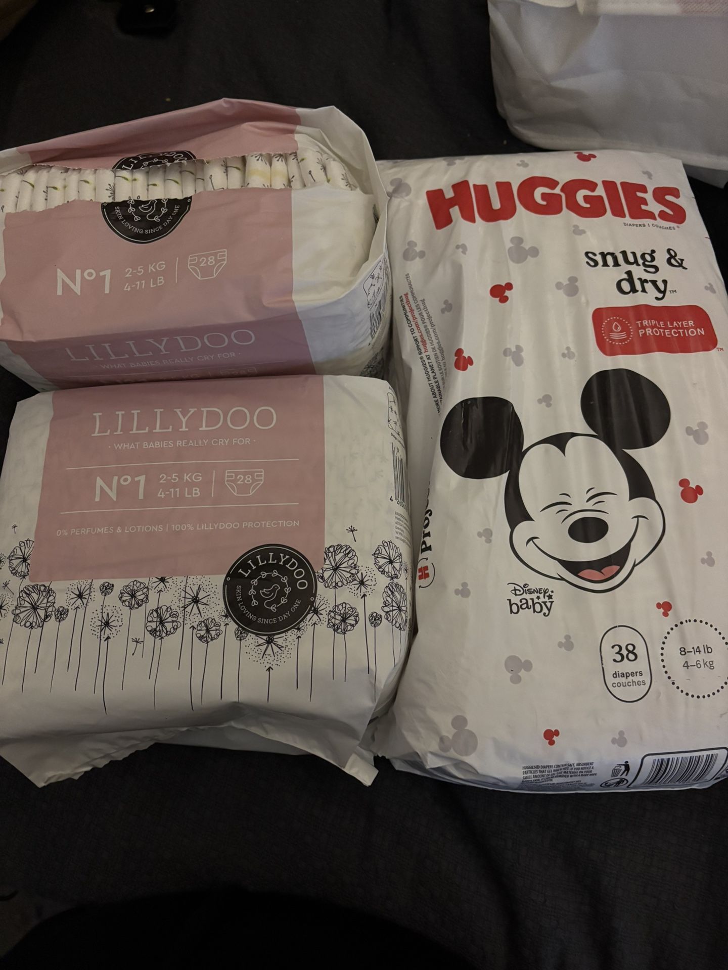 Baby diaper size 1