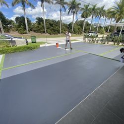 Charcoal Gray Driveway Paint 