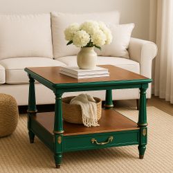 Henredon Statement Table – One-of-a-Kind Designer Transformation 
