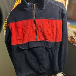 FTP blue And Red Corduroy Jacket 