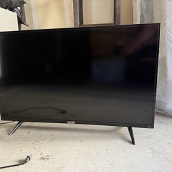TLC 43” Smart TV with remote