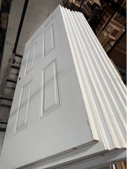 36x80 steel slab doors