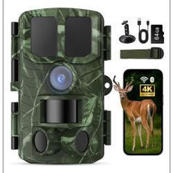 Outdoor security camera and trail camera