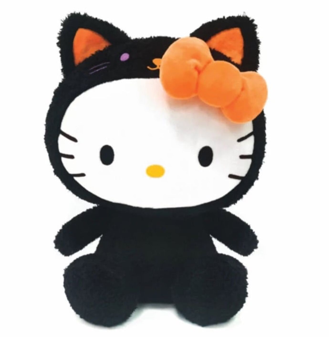 9" Hello Kitty - Halloween Black Cat Plush