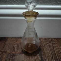 Vintage Perfume Bottle With Perfume 