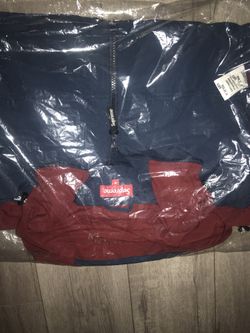 Supreme two-tone zip up jacket