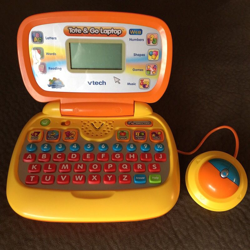 VTECH tote n go laptop - baby & kid stuff - by owner - household
