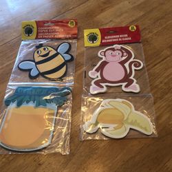 Decor Paper Cut Outs. (2 Pkgs) For Classroom