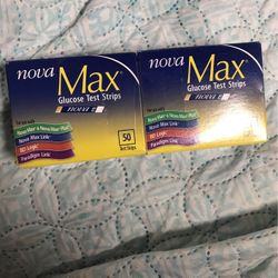 Nova Max Glucose Test Strips  50 Count